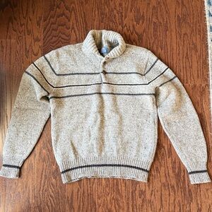 Pendleton Beige Striped Sweater